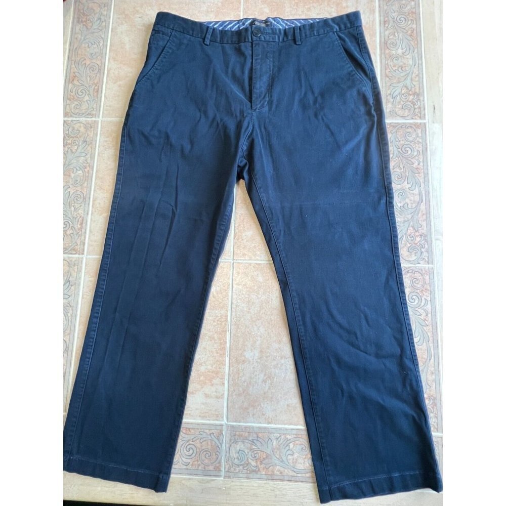 Banana Republic Vintage straight blue navy‎ cotton blend pants Men size 38x29